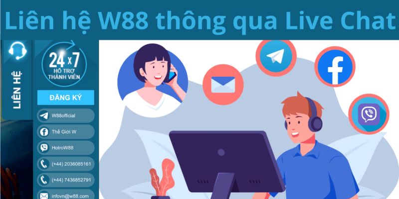 Các phương thức để liên hệ W88 dành cho người mới